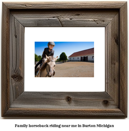 family horseback riding near me in Burton, Michigan